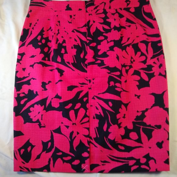 NWOT J.Crew #2 Pencil skirt,100% cotton, fully lined, size 6 - Picture 2 of 7
